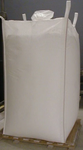 Stable bulk bag after cone table densification in an automated bulk bag filling system