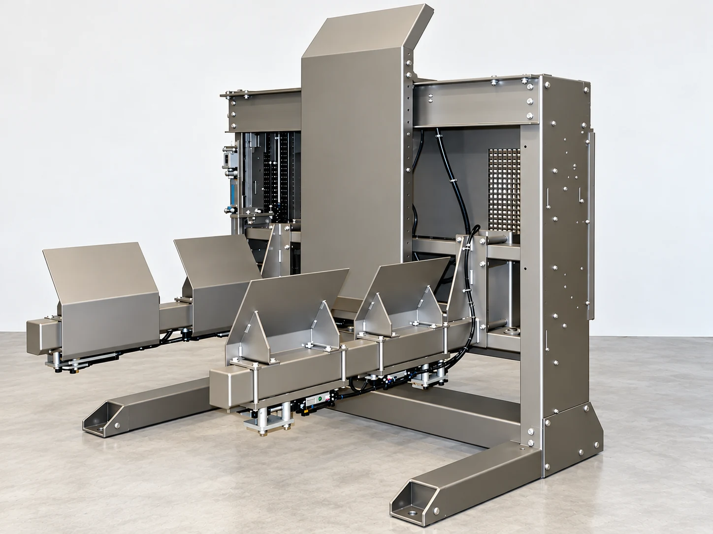 Pallet handling automation equipment - Saturn pallet dispenser and stacker